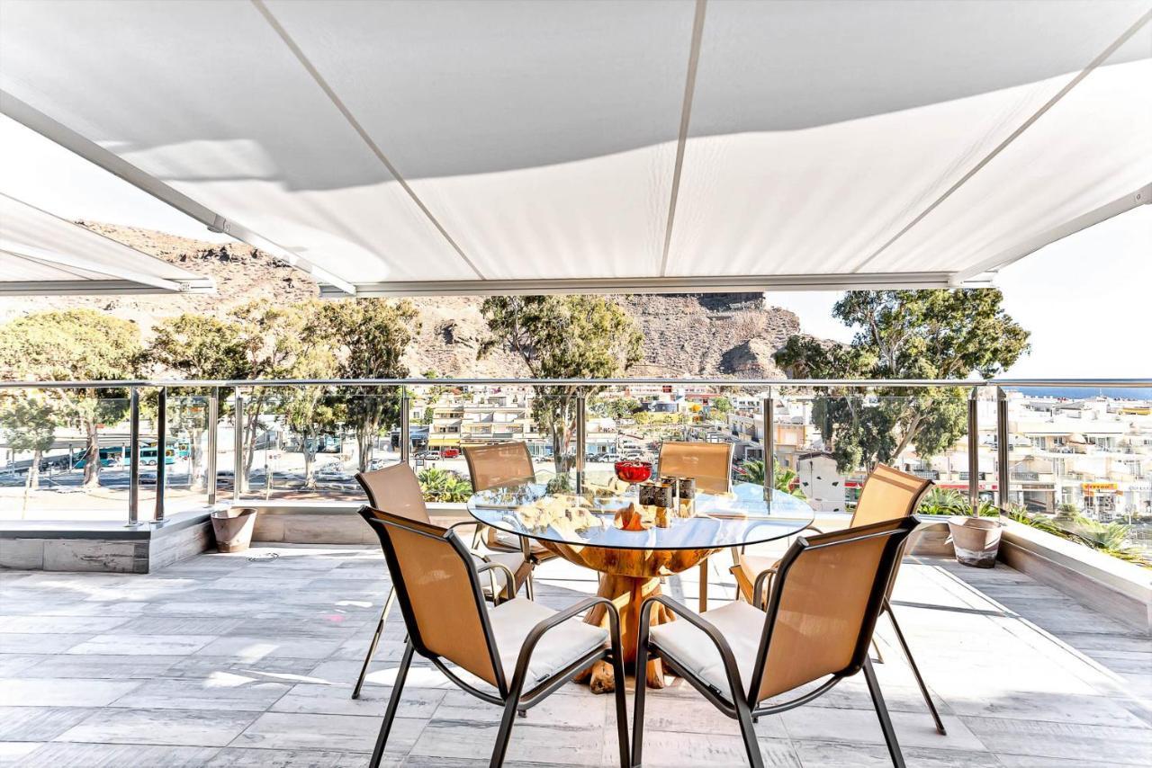 Rivera Del Puerto Luxury Penthouse With Great Terrace And Sea View Puerto De Mogan Luaran gambar