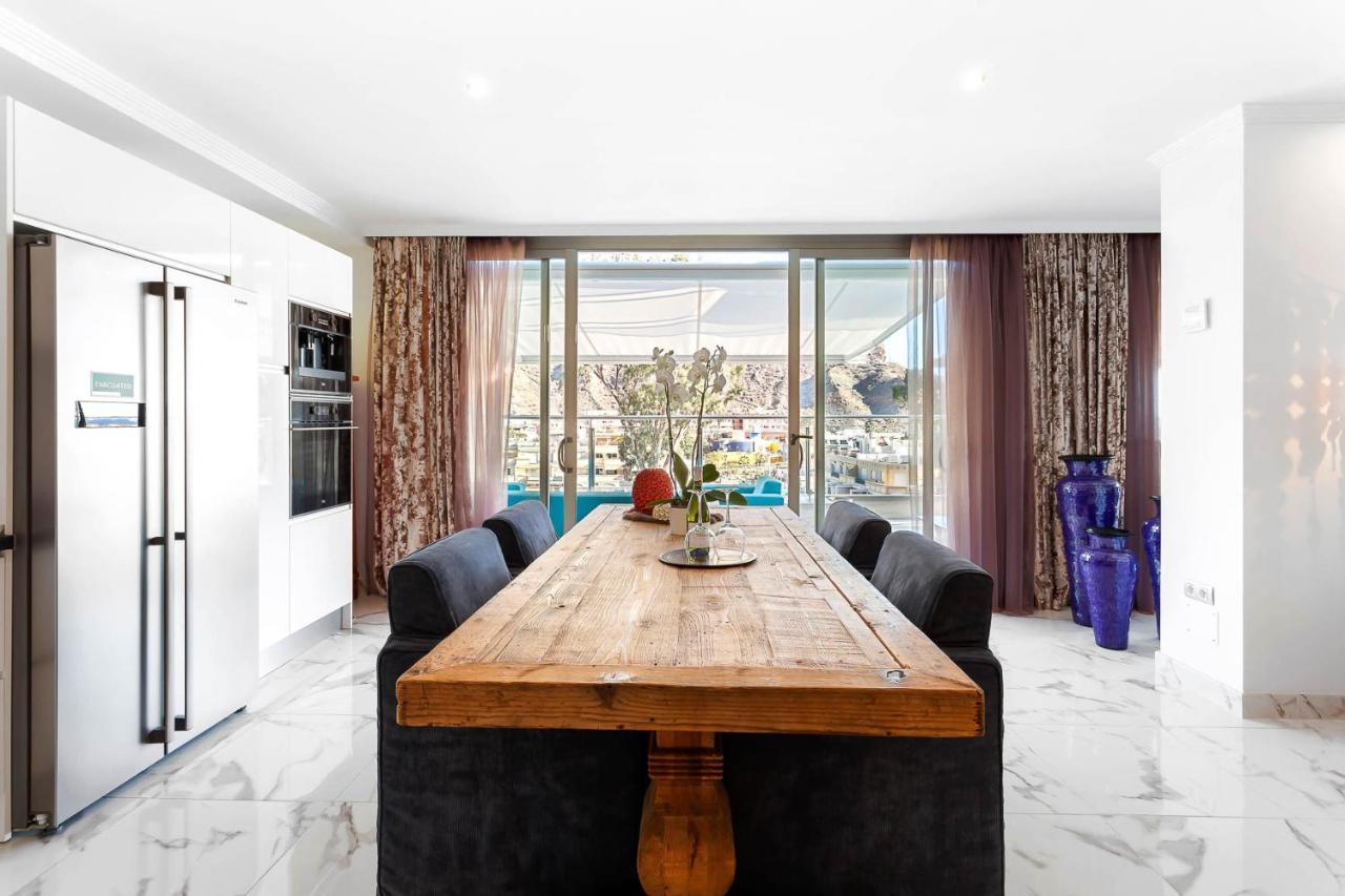 Rivera Del Puerto Luxury Penthouse With Great Terrace And Sea View Puerto De Mogan Luaran gambar