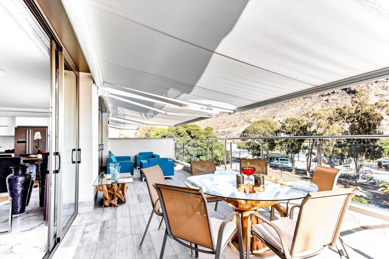 Rivera Del Puerto Luxury Penthouse With Great Terrace And Sea View Puerto De Mogan Luaran gambar