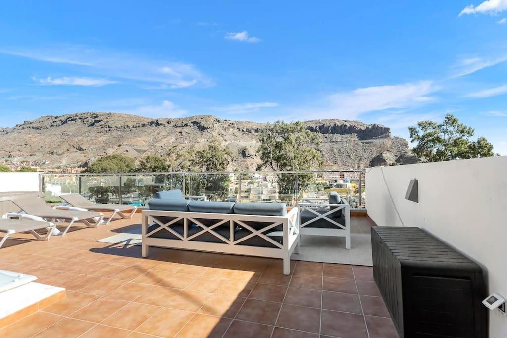 Rivera Del Puerto Luxury Penthouse With Great Terrace And Sea View Puerto De Mogan Luaran gambar