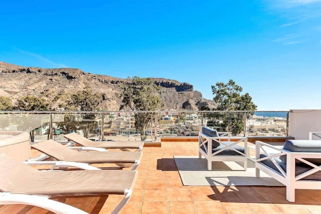 Rivera Del Puerto Luxury Penthouse With Great Terrace And Sea View Puerto De Mogan Luaran gambar